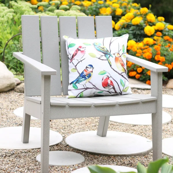 Hawkesbury Recycled Plastic Modern Lounge Chair by Havenside Home - Light Gray