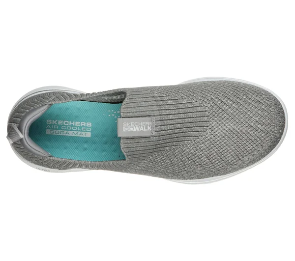 Skechers Women's GOwalk 5 Trendy Slip on Sneaker - Gray