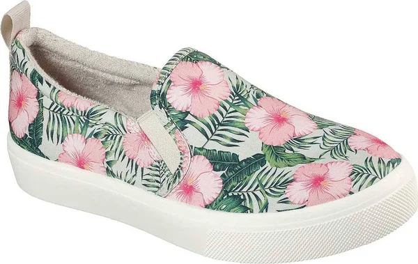 Skechers Poppy Tropic&Gal Womens Sneakers - 5 Medium, White