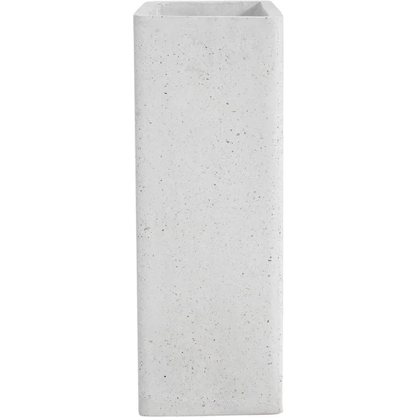 Aurelle Home Modern Ivory Mineral-effect Terrazzo Planter