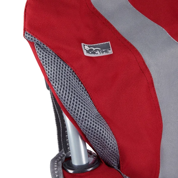 Picnic Time Reclining Camp Chair - Red