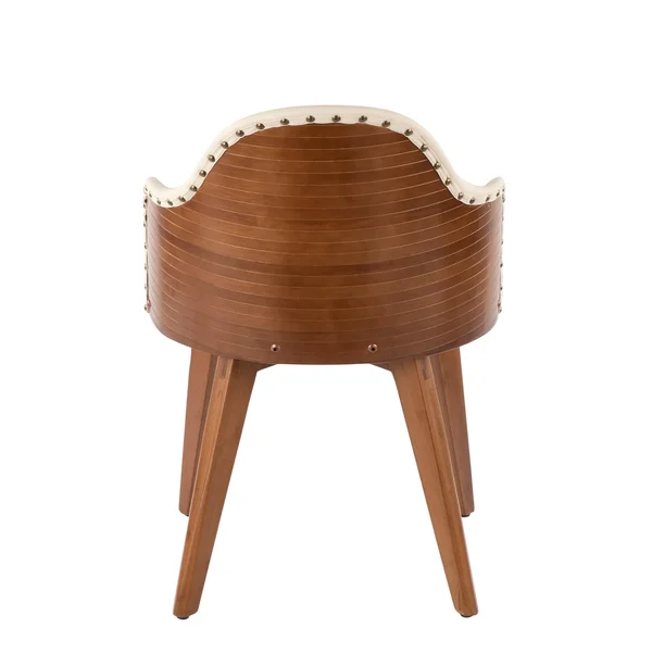 Carson Carrington Valsatra Mid-Century Modern Chair - Cream