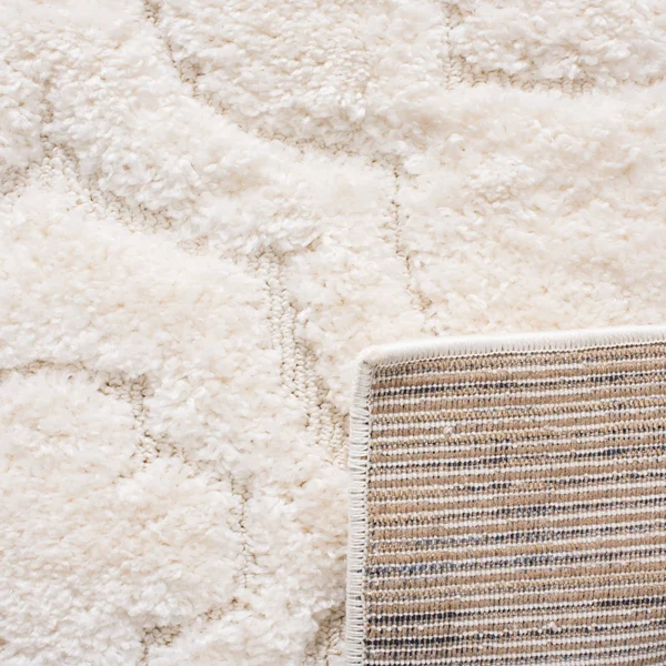 Safavieh Memphis Shag SG832G 5&1x22 x 7&6x22 Grey, Cream Area Rug