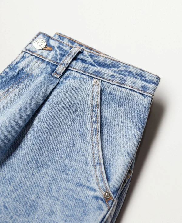 Mango - Dart Slouchy Jeans Light Blue - 4 - Women