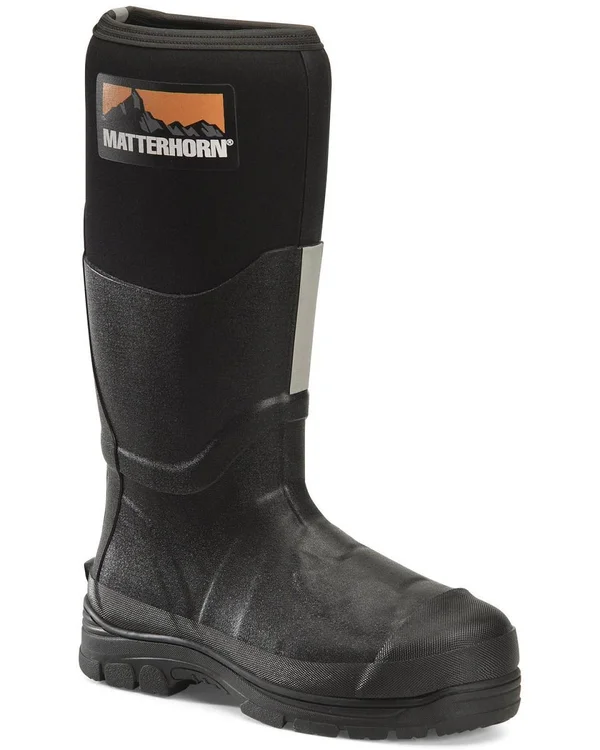 Men's Matterhorn 16x22 Steel Toe WP Metguard Rubber Work Boot MT202