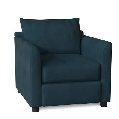Wayfair Custom Upholstery Georgia 34x22 Wide Chair Body Fabric: Tina Gulfstream