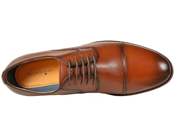 Florsheim Blaze Cap Toe Oxford 8 Men's Cognac