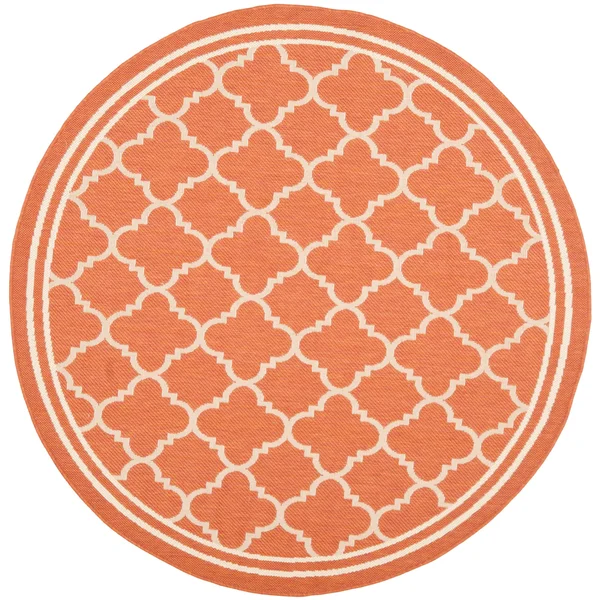 Safavieh Courtyard Terracotta Indoor Outdoor Rug - Runner 2&3x22 x 12&