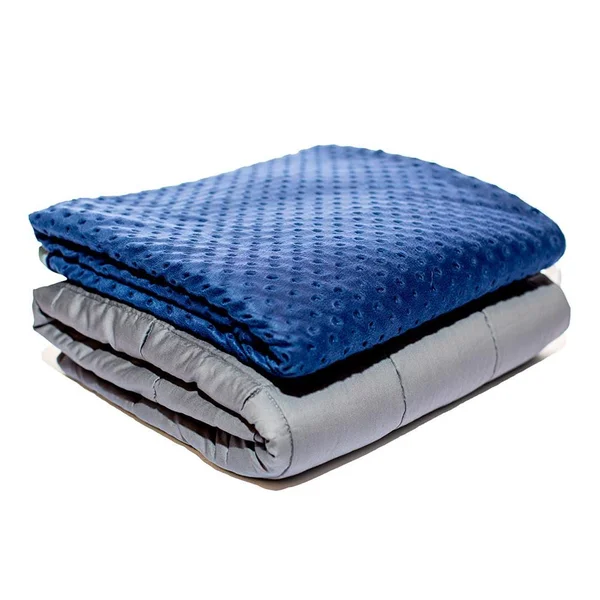Quility Kids & Adults Weighted Blanket, 86 inchx92 inch, 20 lbs, Navy Blue, Size: 86x92; 20 lbs