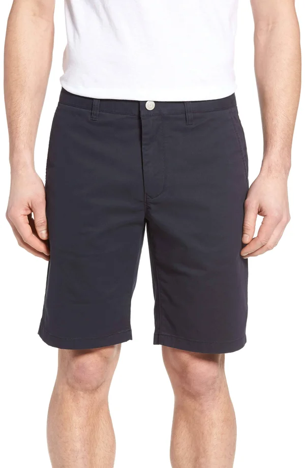 Bonobos Men's 9 inch Stretch Washed Chino Shorts, Size: 33, Blue