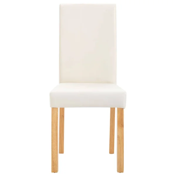 vidaXL Dining Chairs 6 Pcs Cream Faux Leather 277230