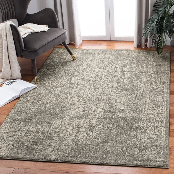 Safavieh Evoke Silver, Ivory Area Rug; 4& x 6&