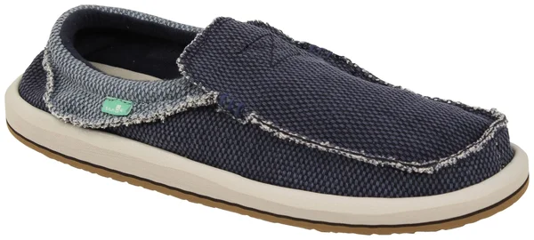Sanuk Men's Chiba, Size: 6, Navy/Blue Canvas