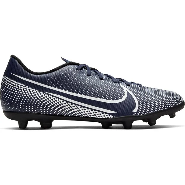Nike Mercurial Vapor 13 Club FG/MG - Mens Molded Cleats - Midnight Navy/White/Black - Size 9.5