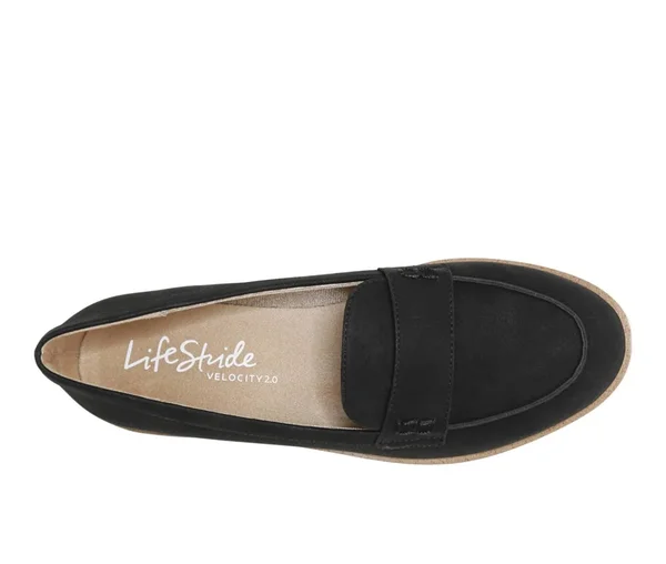 Women's LifeStride Zee Loafer - Black - Size 7