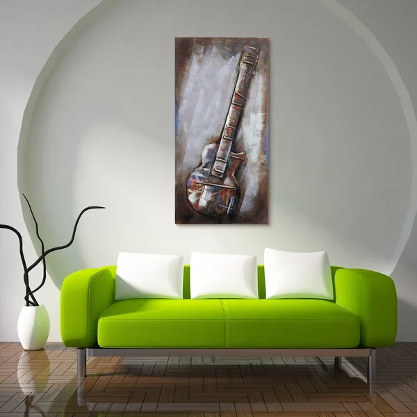 Empire Art Primo Mixed Media Sculpture - Electric Guitar