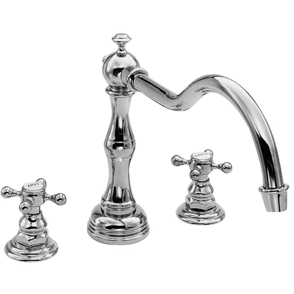 Newport Brass 3-936/01 Chesterfield Roman Tub Faucet Forever Brass