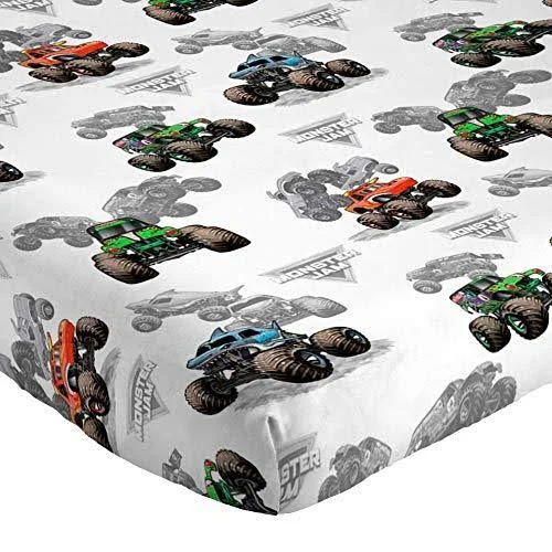 Monster Jam Slash 5 Piece Twin Bed Set - Includes Reversible Comforter & Sheet S