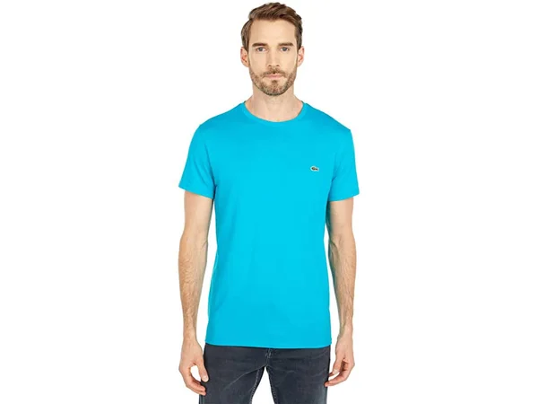 Lacoste Men's Crew Neck Pima Cotton T-Shirt - Reef