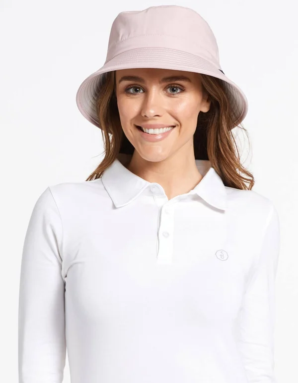 Sun Protective Resort Sun Hat for Women UPF50+ - Women's Bucket Hat Misty Blue