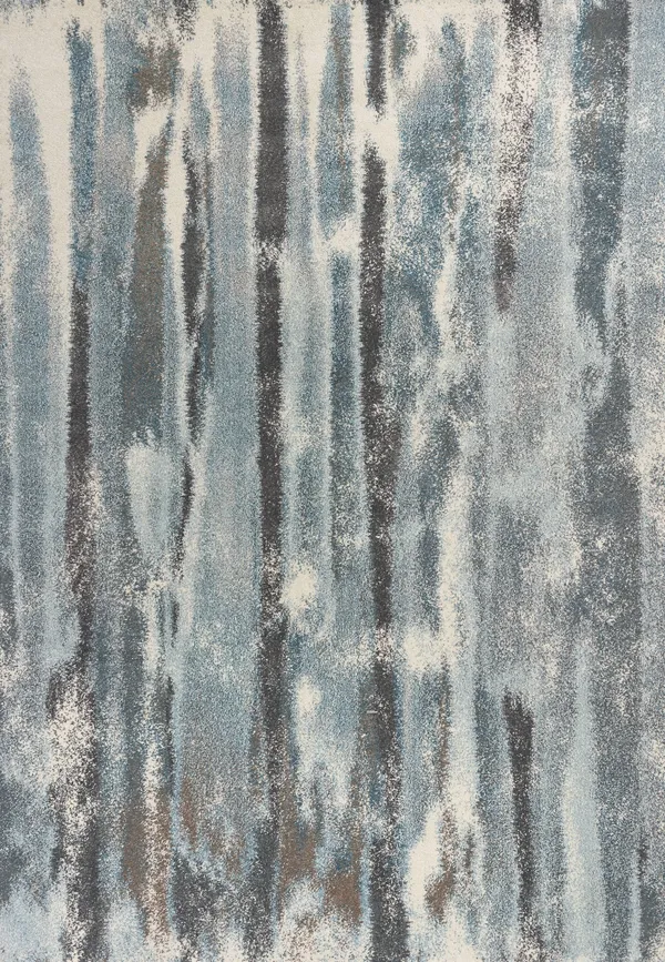 Kas Illusions 6211 Moderne 5&3x22 x 7&7x22 Teal Area Rug