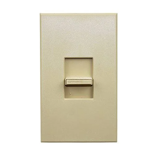 Lutron N-1003P-IV Nova 1000W Incandescent Halogen Single Pole 3-Way Preset Dimmer, Ivory