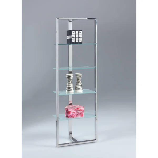 Chintaly 74103-BKS-S 4 Glass Shelf--Tempered
