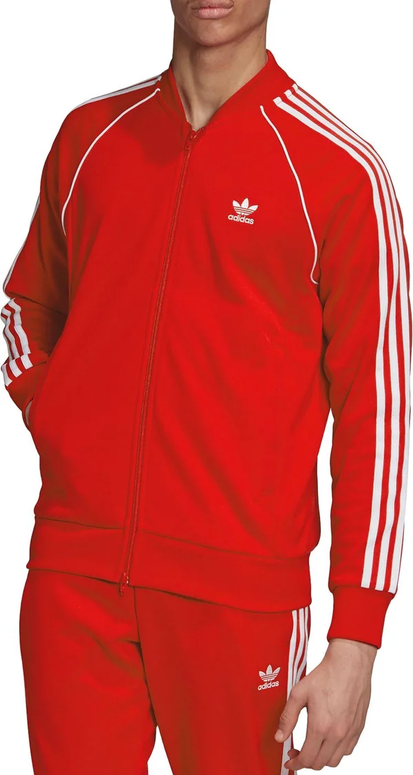Adidas Men's Originals Superstar Track Jacket - Scarlet