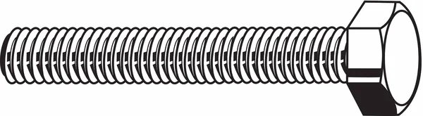 Fabory U04110.031.0175 Tap Bolt, 5/16-18X1-3/4, grade 8, pk50