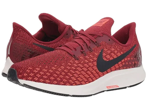 Nike Men's Air Zoom Pegasus 35 Running Shoes - Red - Size 11.5