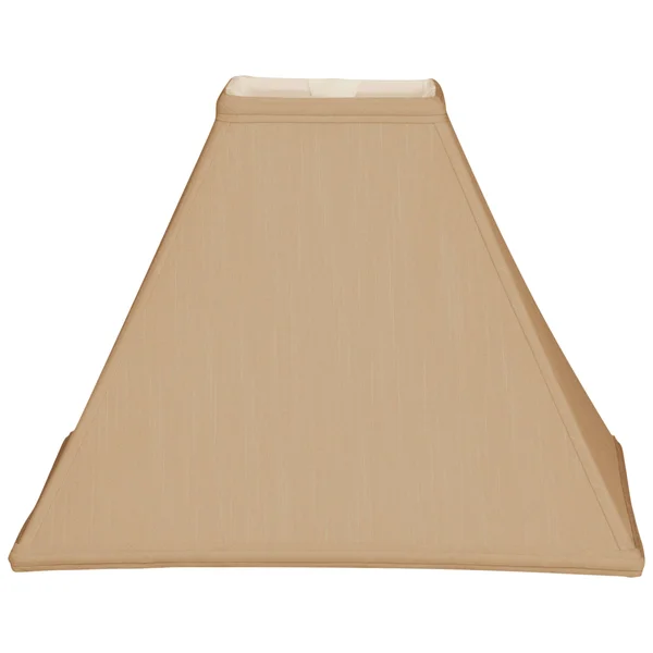 Royal Designs Square Sharp Corner Basic Lamp Shade, Antique Gold, 4 x 12 x 9.5