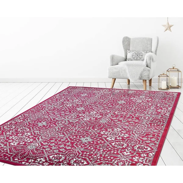 Concord Global Jefferson Athens Area Rug, Red, 5x7 ft