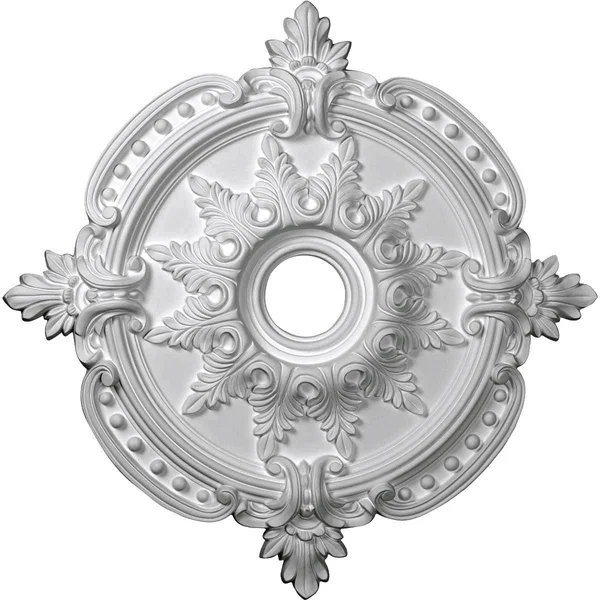 Benson Classic Ceiling Medallion Ekena Millwork Finish: Pot of Cream