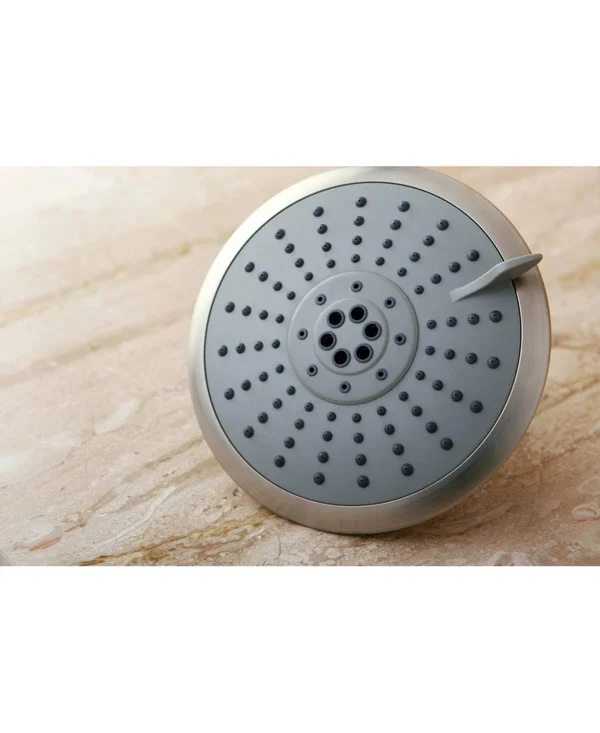 Kingston Brass Showerscape 5 Function 5-Inch 1.75gpm ABS Shower Head with ABS Bal-Jnt in Brushed Nickel - Brushed Nickel NKX258