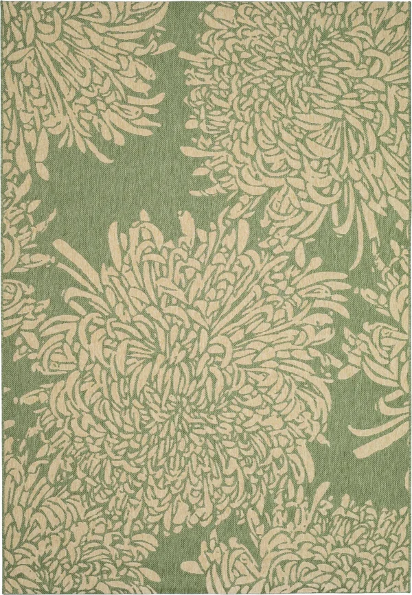 Safavieh Martha Stewart MSR4125R 6&7x22 x 9&6x22 Green, Beige Area Rug