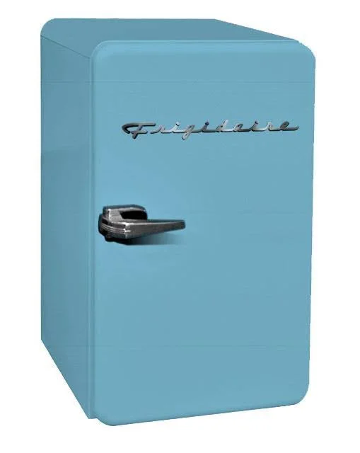 Frigidaire 3.2 Cu ft Single Door Retro Mini Fridge, Blue