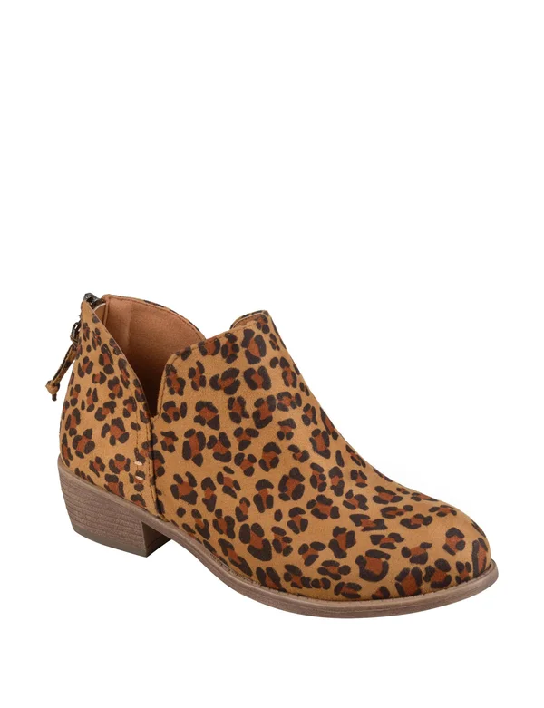 Journee Collection Women's Livvy Bootie - Leopard
