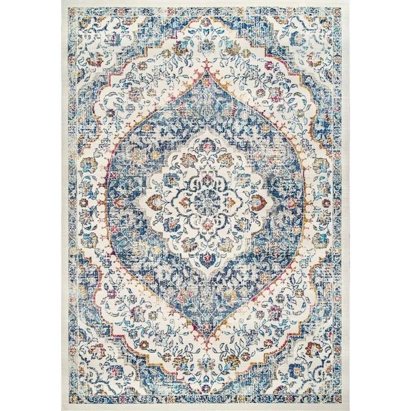 nuLOOM Jada Vanity Medallion Area Rug, Size: 2' 8 inch x 8'