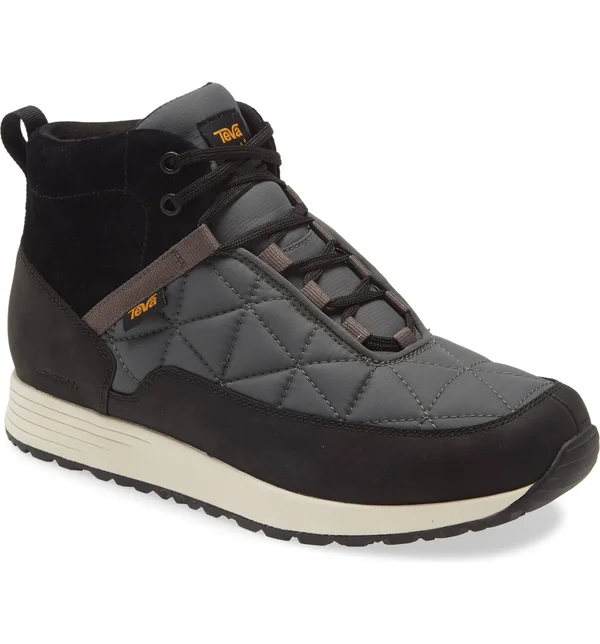 Teva Ember Commute Waterproof Boot - Men's Black/Grey - 8.5