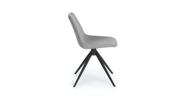 Dark Gray Fabric Swivel Dining Chair, Article Wilsta Modern Furniture