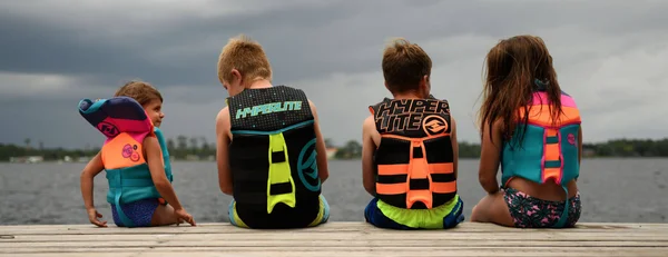 Hyperlite Colorful Girl's Child Indy Watersport Life Jacket Vest - Uscg Approved, One size, Pink/Teal