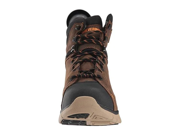 Wolverine Men's Rigger Mid Carbonmax Toe Work Boot, Size: 14, Brown