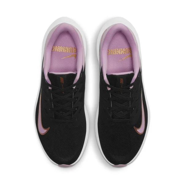 Nike Women's Quest 3 Running Shoe Black/Copper/Pink 10