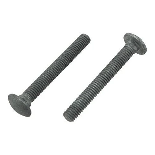 3/8 inch-16 x 12 inch Hot-Dipped Galvanized Grade 2 Carriage Bolts (Pack of 12)