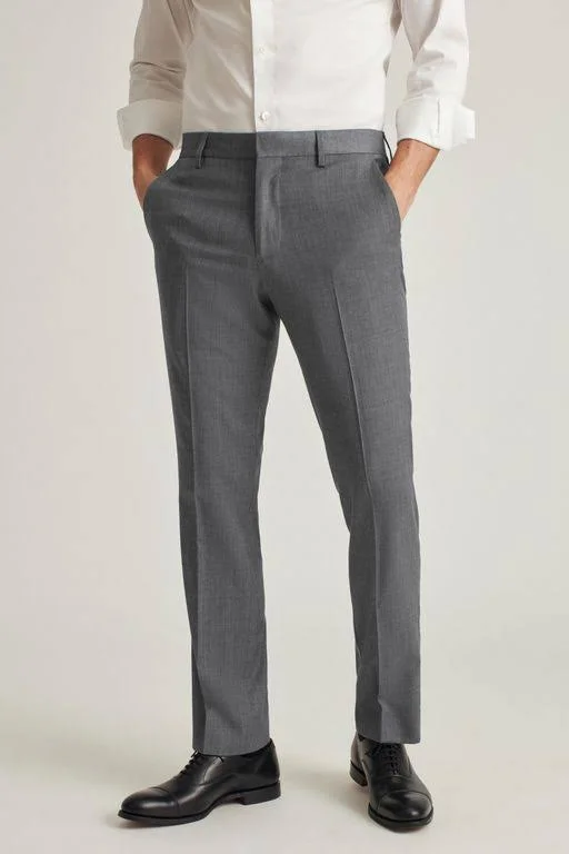 Bonobos Jetsetter Stretch Wool Suit Pant - Gray - Formal Pants