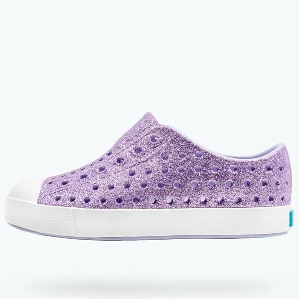 Native Shoes, Jefferson Powder Bling/ Shell White 9