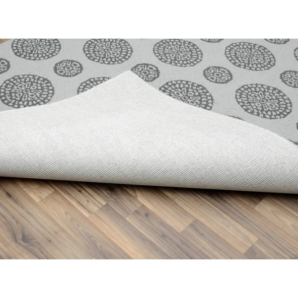 Garland Rug Memento Area Rug, 5 ft. x 7 ft, Silver/Cinder Gray
