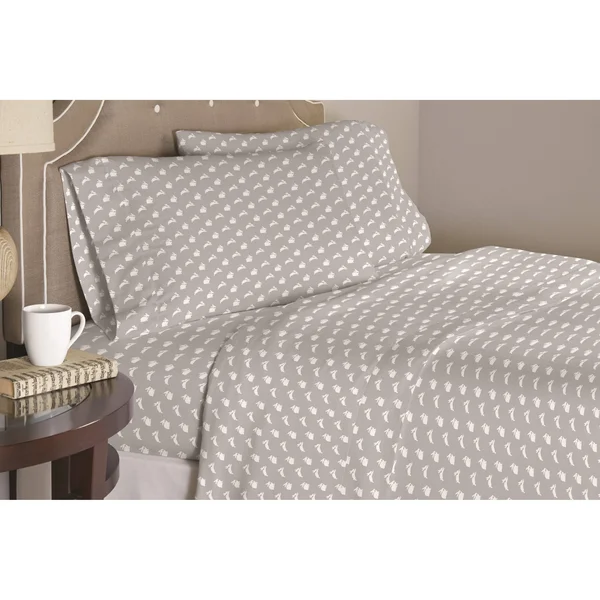 Pointehaven 200TC Cotton Sheet Set, Size: Twin-XL, Blue