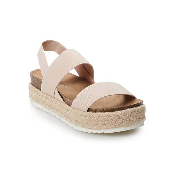 Madden Girl Women's Cybell Platform Sandals (Nude) - Size 6.0 M