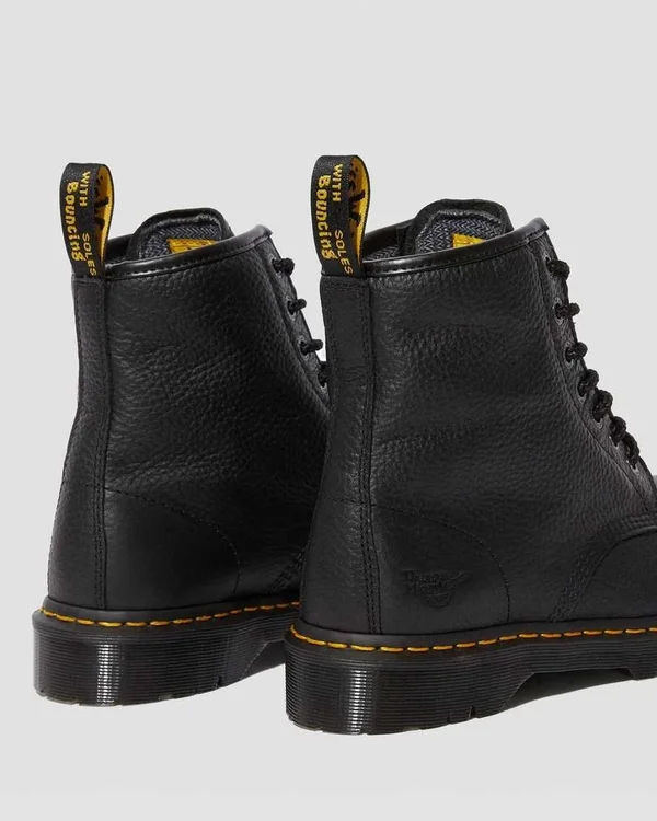 Dr. Martens Men's Steel Toe Boots, Black, Size 6